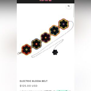 Electric Bloom Rave Belt